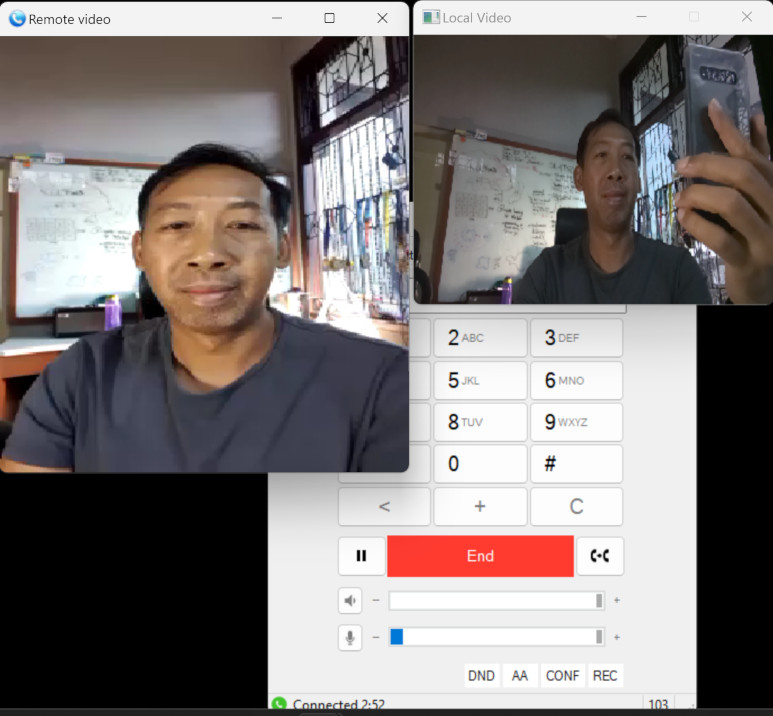 SIP video calls on Windows