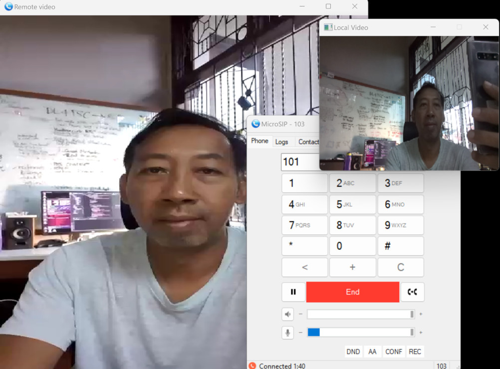 SIP video calls on Windows